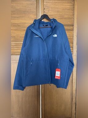 The North Face Dark Blue Fleece Hoodie Jacket